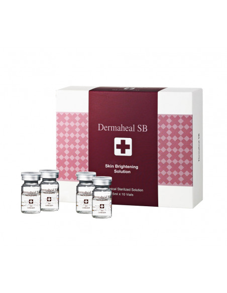 dermaheal-sb-skin-brightening-solution کوکتل درما هیل SB با بسته بندی
